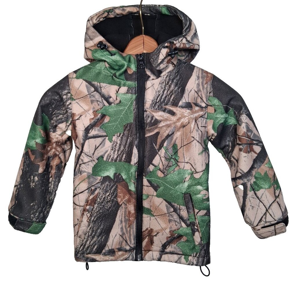 Oaki Oakiwear Tree Camo Jacket Youth 3T Camouflage Hunt Hunting Outdoors Hooded